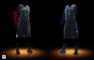 Kentucky Nike Hyper Elite Platinum Basketball Uniforms